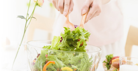 cut vegetable